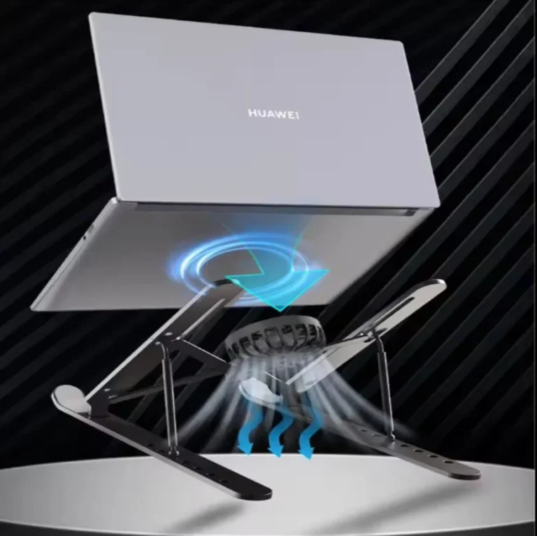 Portable Laptop Stand With Turbo Cooling Fan