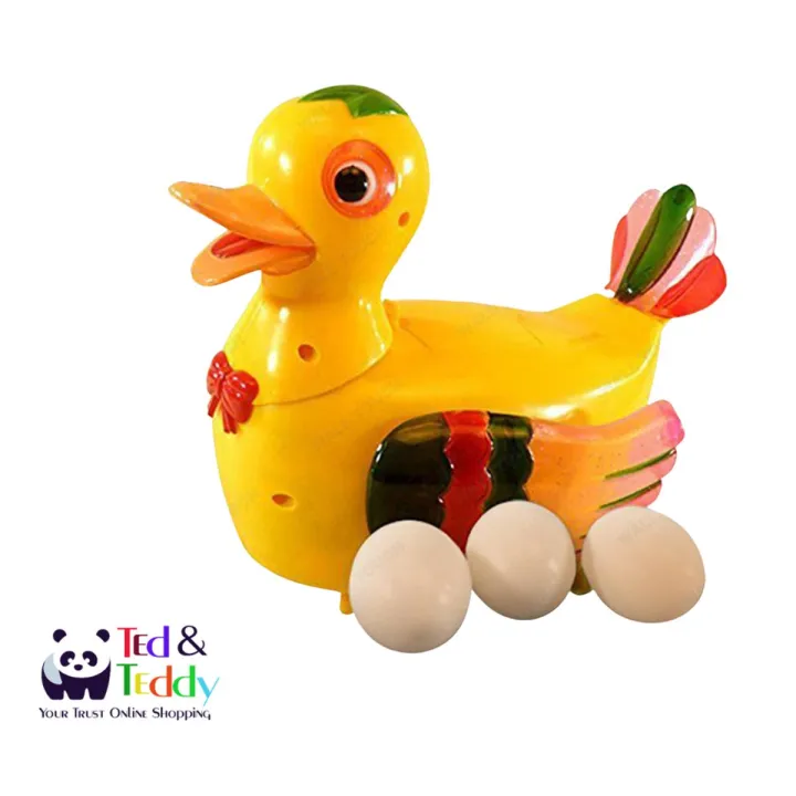 Happy Duck Egg Toy With Light and Music